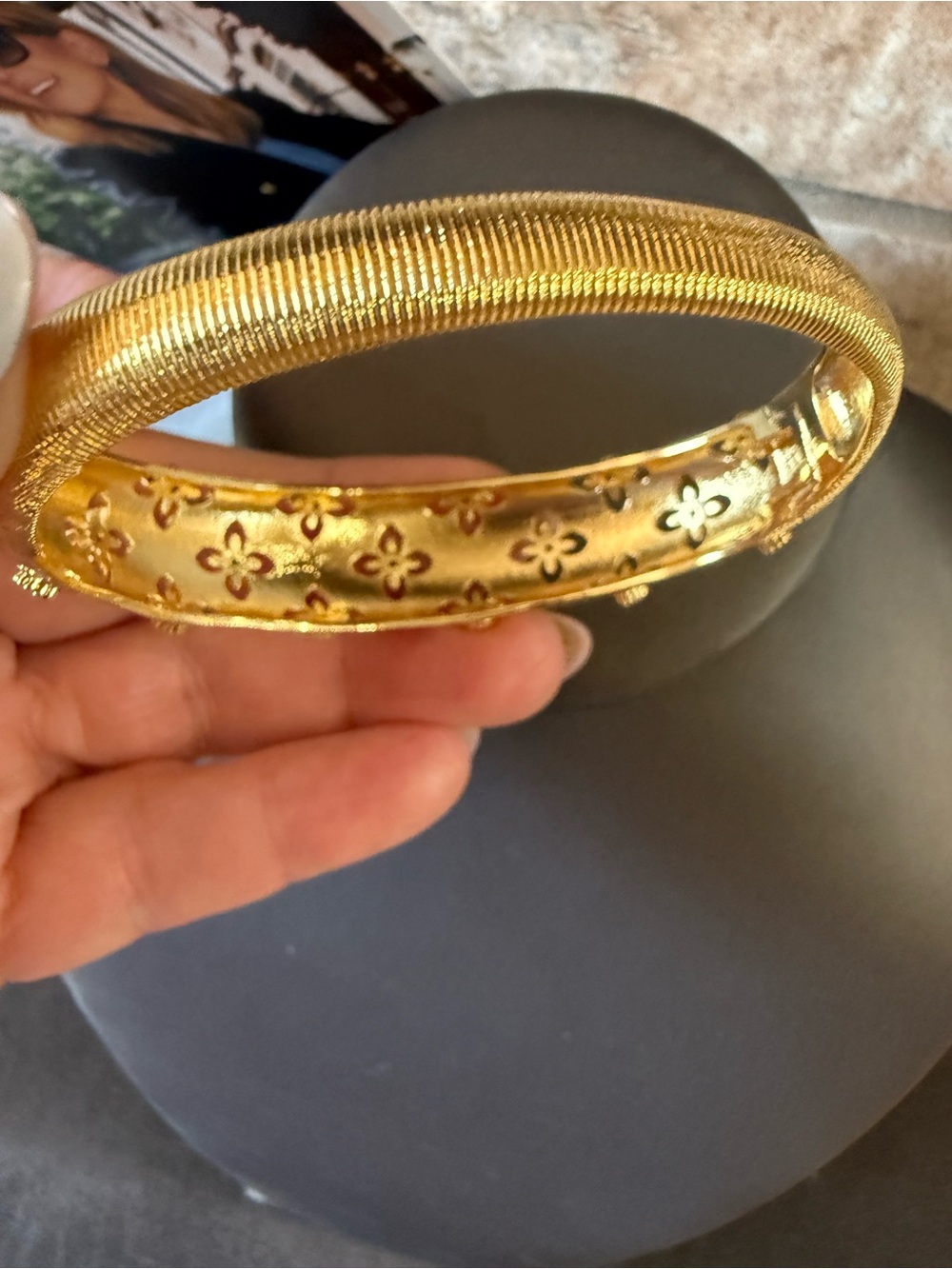 Freida Rothman Clover Bangle - Picture 5 of 5